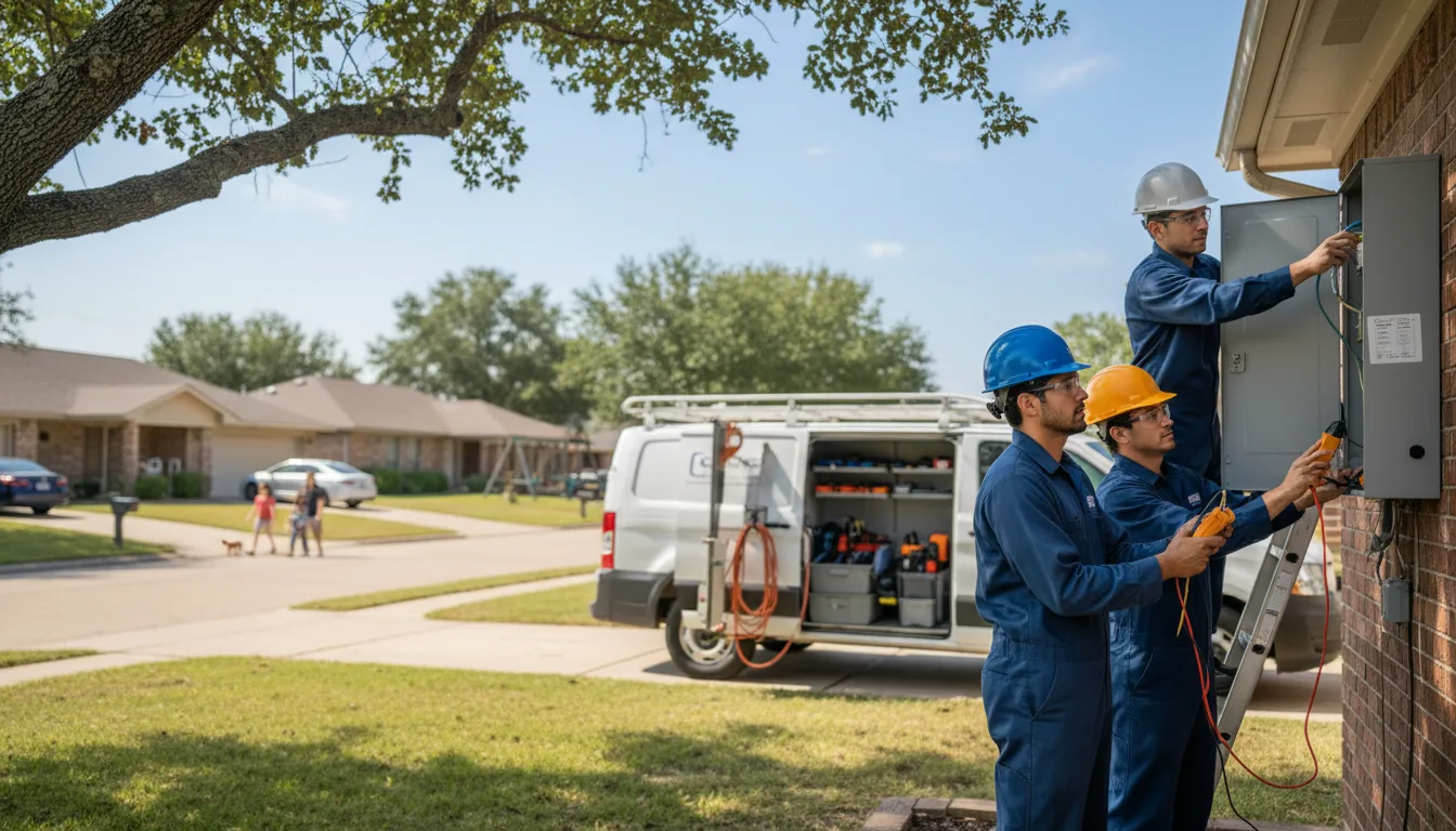 Certified electrician providing emergency electrical services in Norris City, IL